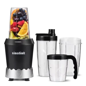 600W Personal Blender for Shakes and Smoothies Smoothie Maker with 9 in 1 Multi Function