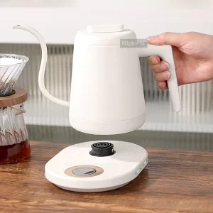 600ml Keep Warm Stainless Steel Gooseneck Electric Kettle with Temperature Control