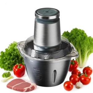 600w 2 Speeds Electric Food Processor with Copper Motor Household Meat Grinders and Slicers