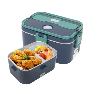 60W 12V 24V 110V 220V Electric Lunch Boxes Food Warmer Tiffin Lunchbox USB Self Heating Stainless Steel Bento Lunch Box