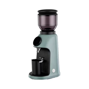 64mm Automatic Electric Plastic Flat Burr Grinder Dosing Household Espresso Coffee Grinder 110-220V