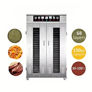 68 Layers 220V Fruit Vegetable Commercial Dehydrator Fish Dehydrator