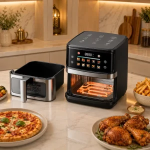 6L 8L 10L Household Smart Fryer Oil Free Large Capacity Stainless Steel Electric Air Fryer 12L