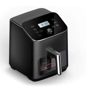 6L Air Fryer with Viewing Window 6 Cooking Settings Shake Alert and 11 Air Fry Presets 1350W
