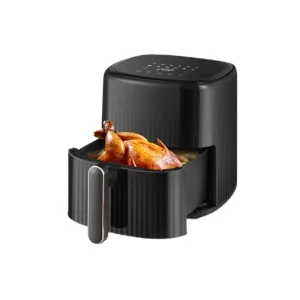 6L Digital Oil Free Air Fryer 1200W Stainless Steel Square Fryer Oven for Healthy Household Meals