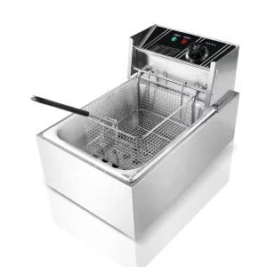 6L Electric Fryer Single Tank Fryer Deep Oil Fryer Equipment French Fries Machine Chicken Fry Equipment for Restaurant
