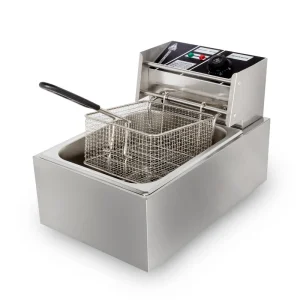 6L Electric Fryer Single tank Fryer Deep Oil Fryer Equipment French Fries Machine Chicken Fry Equipment for Restaurant