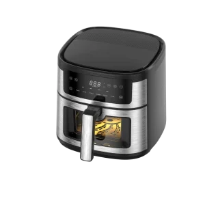 6L Factory Stainless Steel Air Fryer Commercial Electric Digital Window Oven Smart Air Fryers Kitchen Appliances