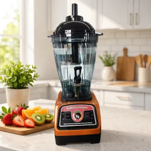 6L Heavy Duty Commercial Blender Pure Copper Motor Ice Smoothie Maker Multifunctional Food Processor for Milk Tea Shop