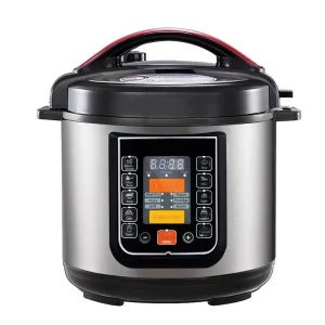 6L Large Capacity Electric Pressure Cooker Multi-functional Electric Rice Cooker Steam Cooking Can Be Pre-set Time