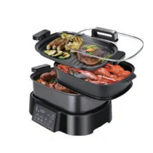 6L Non-stick Pot 4L Food Steamer 8 Multi Functions Slow Cook Boil Saute Bake Steam Hot Pot Yogurt Porridge Multi Cooker