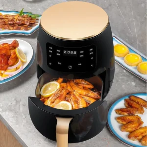 6L Smart Digital Multi Functional Air Fryer Toaster Oven Deep Pan Low Fat Hot Air Circulation Non-Stick Fryer Microwave