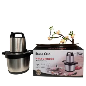 6L Stainless Steel Electric Meat Grinder 1000W Level 3 Energy Efficient Household Large Capacity Food Processor Double Blending