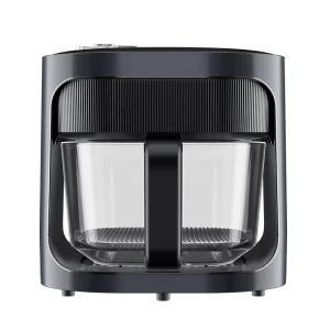 6L Steam Air Fryer Multifunctional Steam Oven Glass Inner Pot Electric Fryer 360 Degree Thermal Cycle Baking Without Flipping