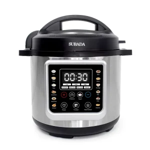 6QT 16-in-1 Electric Pressure Cooker Multi-use Instant Heat Cooking Pot Stainless Steel Rice Cooker with Adjustable Pressure