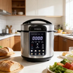 6QT Electric Pressure Cooker Multifunctional Instant Heat Cooking Pot Stainless Steel Rice Cooker Pressure Cook 6/8/10/12L