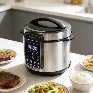 6Qt Stainless Steel 16 in 1 Electric Pressure Cooker Multi Use Slow Rice Cooker One touch Control Cooker Digital Cooking Pot OEM