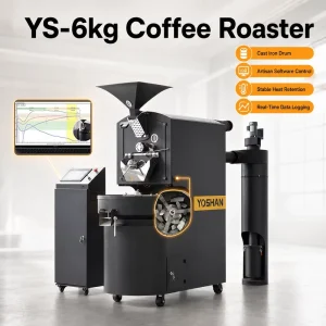 6kg 10kg 15kg Artisan Cropster Electric Gas Coffee Roasting Machines Industrial Touch Screen Commercial Coffee Roaster