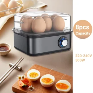 7 Eggs Capacity Chicken Food Grade Electric Egg Boiler Automatic Mini Rapid Egg Cooker