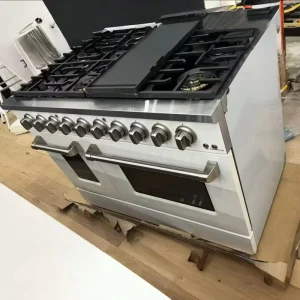 7 Gas Stove with Oven Vertical Home Commercial Burner Hood Induction Cooktop Cookers Electric Major Kitchen Appliances