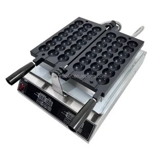 7 Holes 3 Sticks Ball Shape Bubble Skewer Overtrurn Design Non Stick Cheese Snack Home Kitchen Electric Skewers Waffle Machine