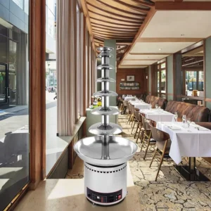 7 Tier 304 Stainless Steel 300W Cascading Chocolate Fountain Professional Large Chocolate Fountain