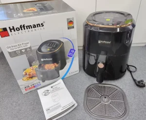 7.5L Drawer Air Fryer 2400W 220V Adjustable Temp Top Touch Control Oil-Free Smart Household Electric Oven