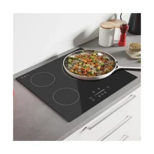 7000W 240V CE Certified 3 Burner Built-In Electric Induction Cooktop Smart Invisible Surface Touch Key 9-stage Control 4mm Glass