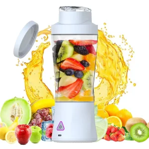700ML 6000mAh 360W Personal Blender USB Rechargeable Multifunctional Mini Juicer Cup for Smoothies Shakes Portable Blender