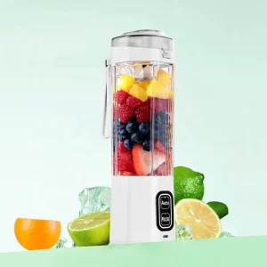 700ml Portable USB Wireless Fruit Blender Household Travel Rechargeable Juicer Cup Fruit Mixers Battery Power Source