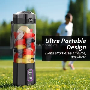 700ml Tritan Portable Juicer Cup 20000RPM 6000mAh Rechargeable 304SS Blade Smoothie Blender for Home Gym Travel
