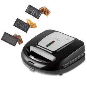 750W 3 in 1 Easy to Clean Sandwich Waffle Panini Grill Maker Two Side Toasting Sandwich Machine for Home Use