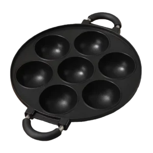 7Holes Non stick Cake Mould Easy Baking Pan Round Frying Egg Pan Takoyaki Pan Aluminium Cake Pan