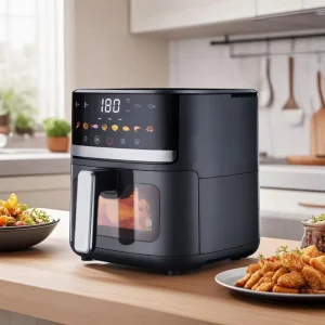 7L Digital Air Fryer Oil Free Professional Home Appliance Modern Oven with Multifunctional Options