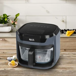 7L Glass Electric Air Fryer with Digital Control Multi Functional Air Fryer for House Use