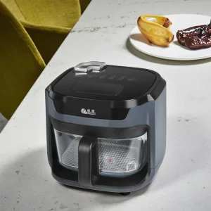 7L Large-Capacity Glass Electric Air Fryer Electric Digital Air Fryer Toaster Oven Healthy for Kitchen Use
