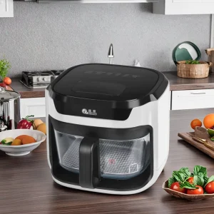7L Modern Plastic and Glass Digital Air Fryer Oil free Smart Kitchen Deep Fryer Smart Air Fryer for Household Kitchen