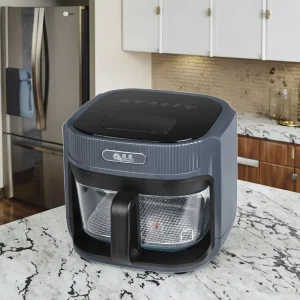 7L Multi Function Touchscreen Smart Air Fryer Oven with Glass Household Use