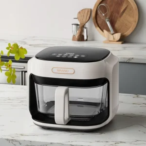 7L Multifunctional High Efficiency Electric Air Fryer Oven Modern Square Digital Design for Home Use