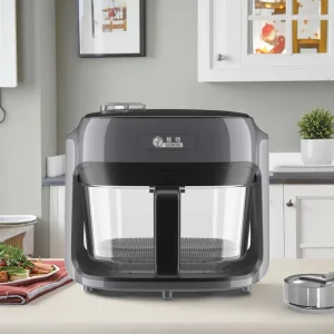 7L Visible Air Fryer for Home Multifunctional Electric Oven Smoke Free Large Capacity Air Fryer for Home Use