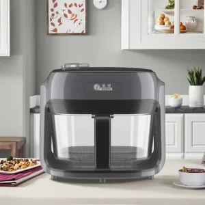 7L Visible Glass Air Fryer Multifunctional Electric Oven Smoke Free Large Capacity Air Fryer and Oven Home Appliance