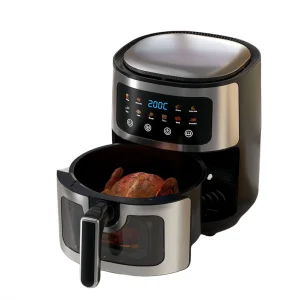 7L Visible Stainless Steel Air Fryer Household Multi-functional Oven Potato Fryer Kitchen Appliances