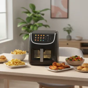8-10L Digital LED Display Kitchen Oven Multi-Functional Oil-Free Air Fryer for Quick Cooking Pizza Fryer Oven