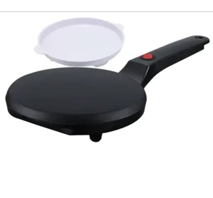 8″ Electric Automatic Crepe and Pancake Makers Multifunctional Round Non stick Crepe Maker Kitchen Breakfast Machine