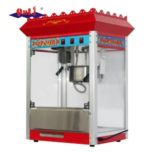 8 Oz CE Automatic Tabletop Old Fashioned Electric Commercial Kettle Caramel Popcorn Making Machine
