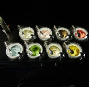 8 Pot Ice Cream Gelato Machine NSF Certified Swirl Ice Cream Maker Batch Freezer Show Pozzeti Galaxy PRO V8 Miles