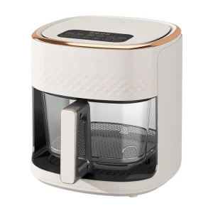 8 Preset Menus 4.5L Capacity Visible Glass Pot Oil free Air Fryers for Home