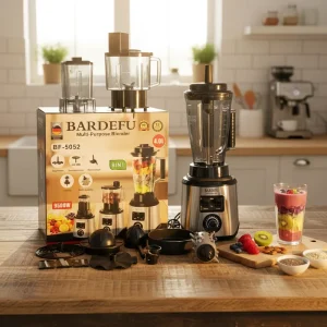 8-in-1 5052 Multifunctional 4L Blender with 8 Blades Modern Style Household Mixer Juicer Ice Smoothie Maker