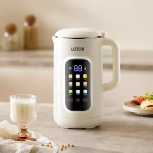 8 in 1 Automatic Heating Brushless Silent Soy Milk Maker Machine 1.2L Household Blender Juicer Soup Maker Nut Milk Maker