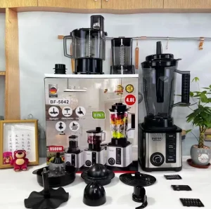 8 in 1 Blenders Machine 9500w Electric Food Processor Silver 3 in 1 Heavy Duty Commercial Mixer and Grinder Juicer